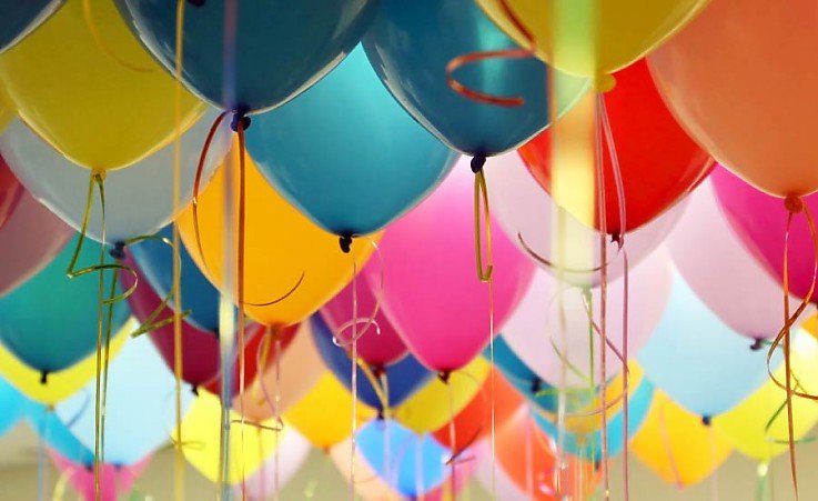 Bunte Luftballons Bunte Luftballons