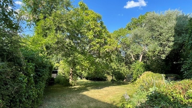 Blick in den Garten Einfamilienhaus Weilburg