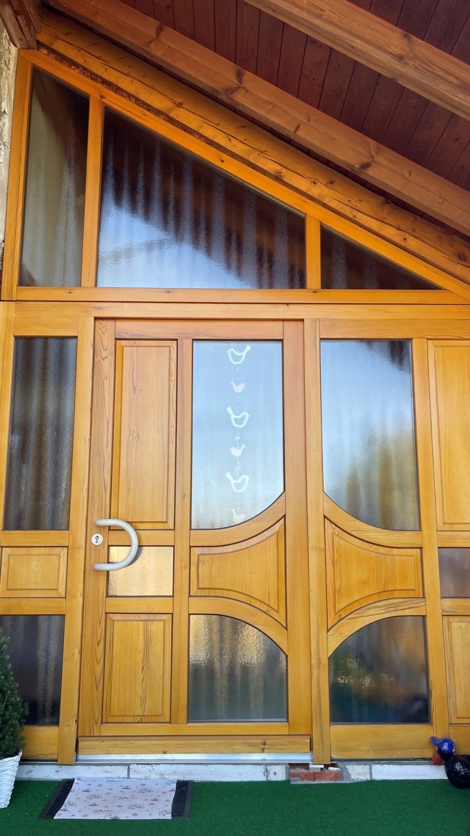 Eingang Einfamilienhaus L�hnberg