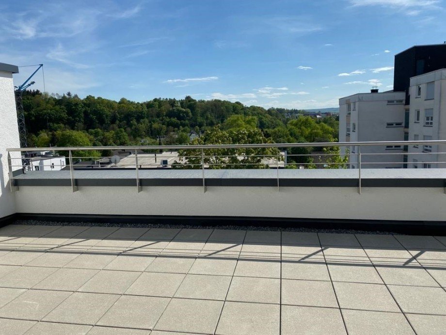 Terrasse - Blick S�den Penthousewohnung Limburg