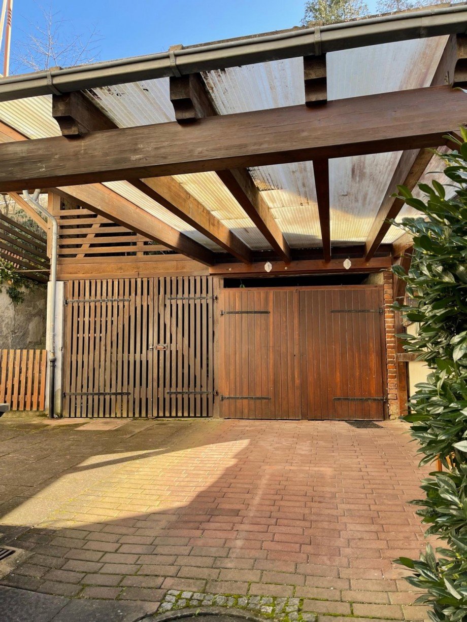 Blick auf die Remise Einfamilienhaus Villmar